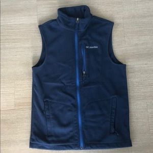 Men’s Columbia Navy Fleece Vest